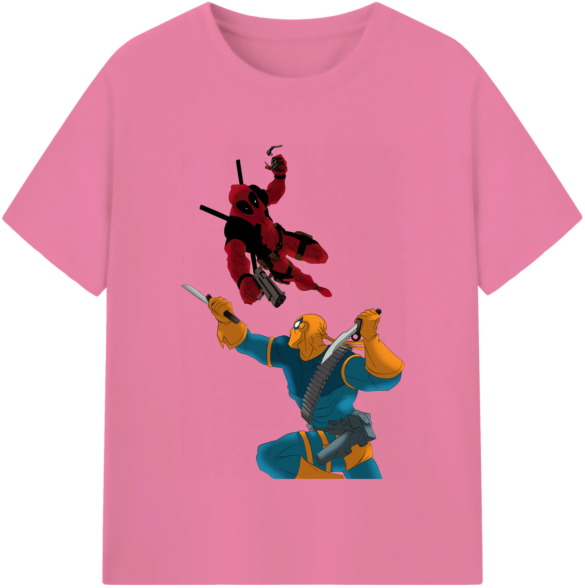 （画像用） Deadpool デッドプール 綿100％半袖Tシャツ（フロントプリント）